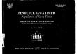 Population of East Java Result of Intercensal Population Survey 1995 Series S2.13