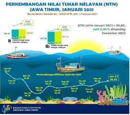 Nilai Tukar Nelayan (NTN) Jawa Timur Bulan Januari 2021 Naik Sebesar 0,35 Persen