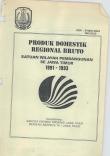 Produk Domestik Regional Bruto Satuan Wilayah Pembangunan Se Jawa Timur 1991-1993