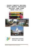 Produk Domestik Regional Bruto Jawa Timur Menurut Pengeluaran Tahun 2009 - 2013