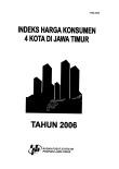 Indeks Harga Konsumen 4 Kota Di Jawa Timur Tahun 2006