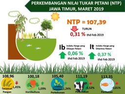 Jawa Timur Farmer Exchange Rate March 2019