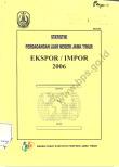 Statistik Perdagangan Luar Negeri Ekspor Impor Jawa Timur 2006