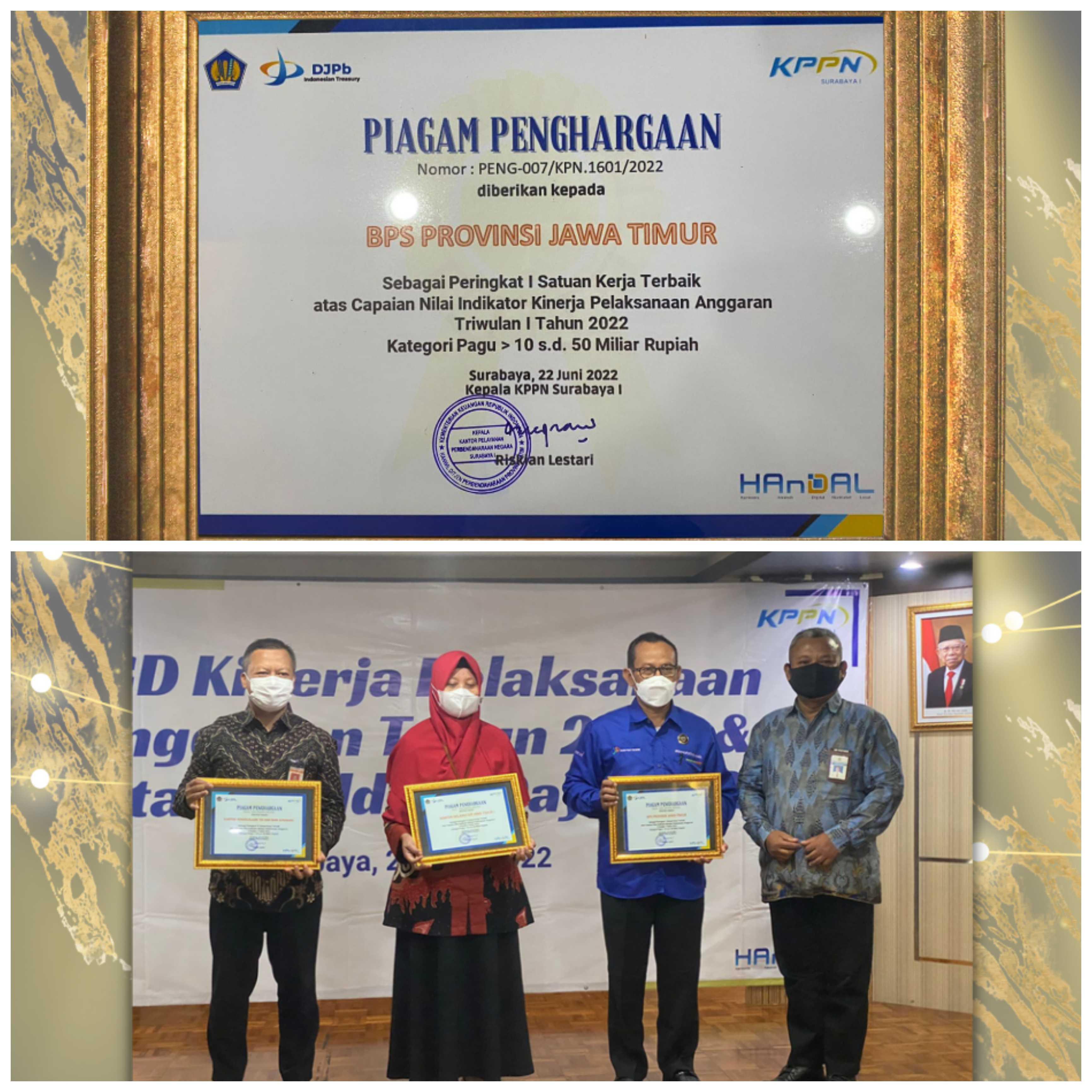 BPS East Java Province Wins First Rank