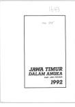 Jawa Timur Dalam Angka 1992