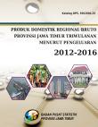 Produk Domestik Regional Bruto Provinsi Jawa Timur Triwulanan Menurut Pengeluaran 2012 - 2016