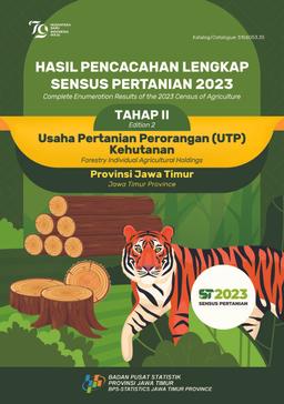 Hasil Pencacahan Lengkap Sensus Pertanian 2023 - Tahap II Usaha Pertanian Perorangan (UTP) Kehutanan Provinsi Jawa Timur