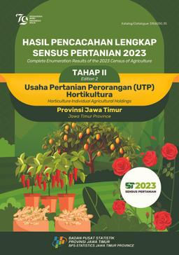 Hasil Pencacahan Lengkap Sensus Pertanian 2023 - Tahap II Usaha Pertanian Perorangan (UTP) Hortikultura Provinsi Jawa Timur