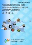 Produk Domestik Regional Bruto Provinsi Jawa Timur Kabupaten/Kota Menurut Lapangan Usaha 2012 - 2016 