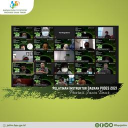 Pelatihan Instruktur Daerah Potensi Desa 2021 Provinsi Jawa Timur