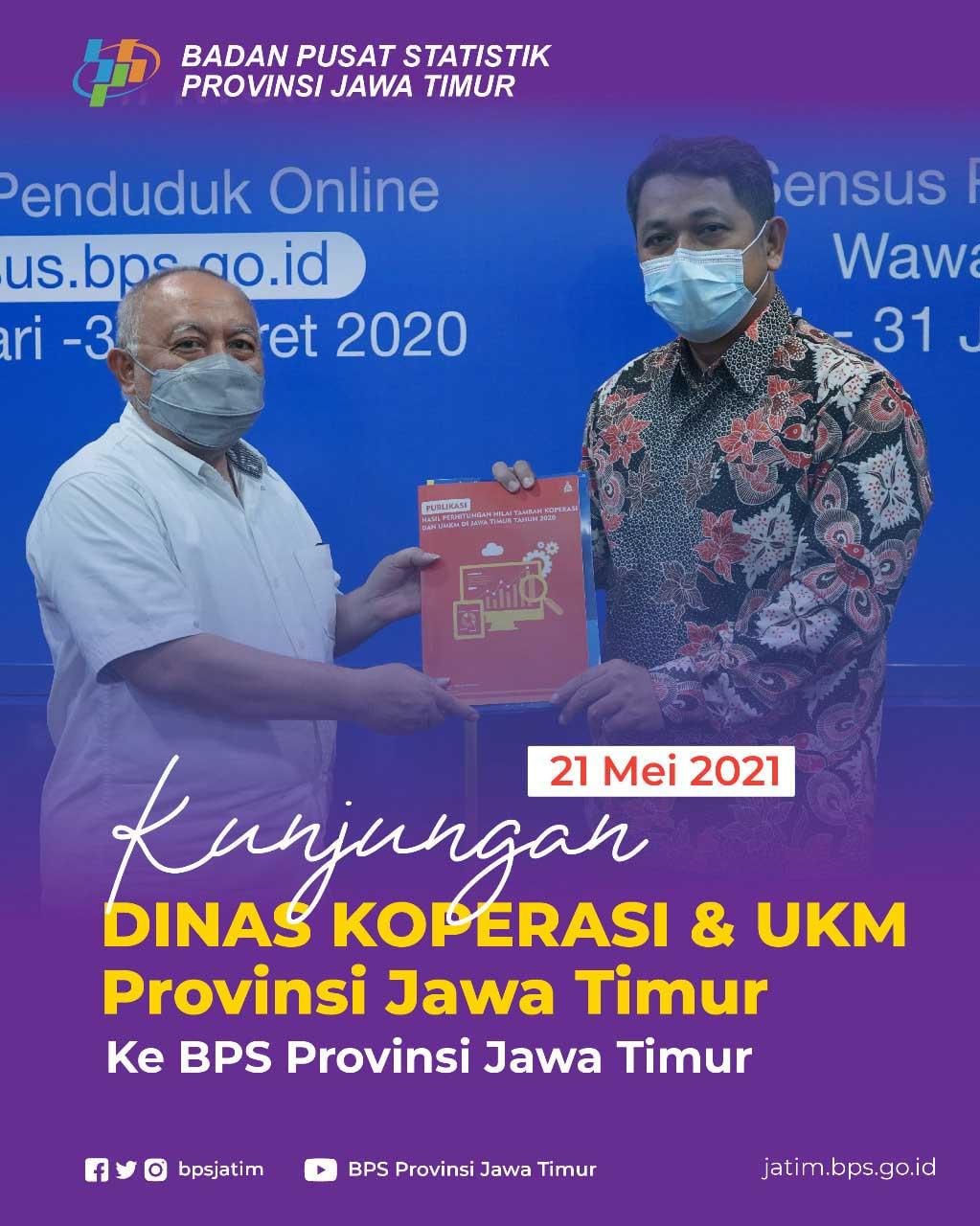 Kunjungan dari Dinas Koperasi dan UMKM Provinsi Jawa Timur