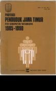 PROYEKSI PENDUDUK JAWA TIMUR PER KABUPATEN/KOTAMADYA 1985-1990