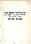 STATISTIK KEUANGAN PEMERINTAH DAERAH PROVINSI JAWA TIMUR 1982/1983 - 1985/1986