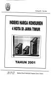 INDEKS HARGA KONSUMEN 4 KOTA DI JAWA TIMUR TAHUN 2001