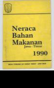 NERACA BAHAN MAKANAN JAWA TIMUR 1990