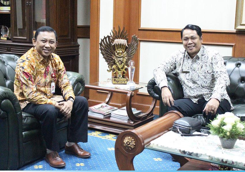 Head of BPS of East Java Province visited OJK Kanreg IV East Java Office