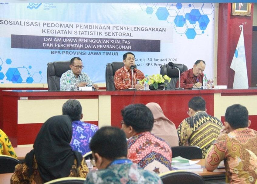  Socialization of Guidance for Guiding the Implementation of Sectoral Statistics Activities