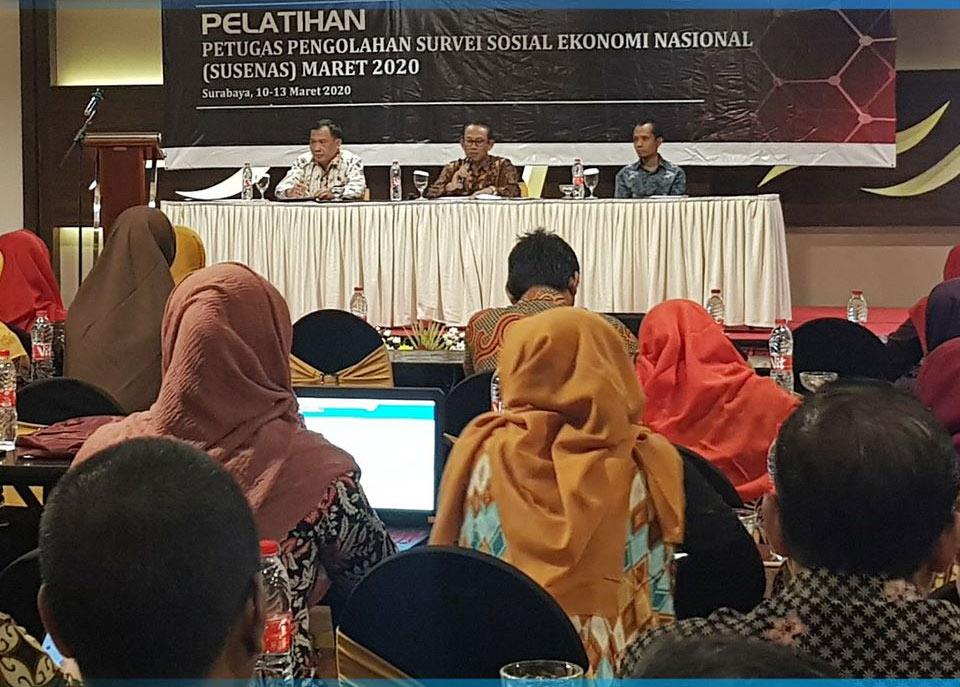 Pelatihan Pengolahan Survei Sosial Ekonomi Nasional (SUSENAS) Maret 2020