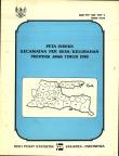 District Index Map Per Village Of Jawa Timur Province 1990