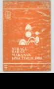 NERACA BAHAN MAKANAN JAWA TIMUR 1988