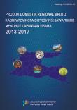 Produk Domestik Regional Bruto Kabupaten/Kota di Provinsi Jawa Timur Menurut Lapangan Usaha 2013 - 2017