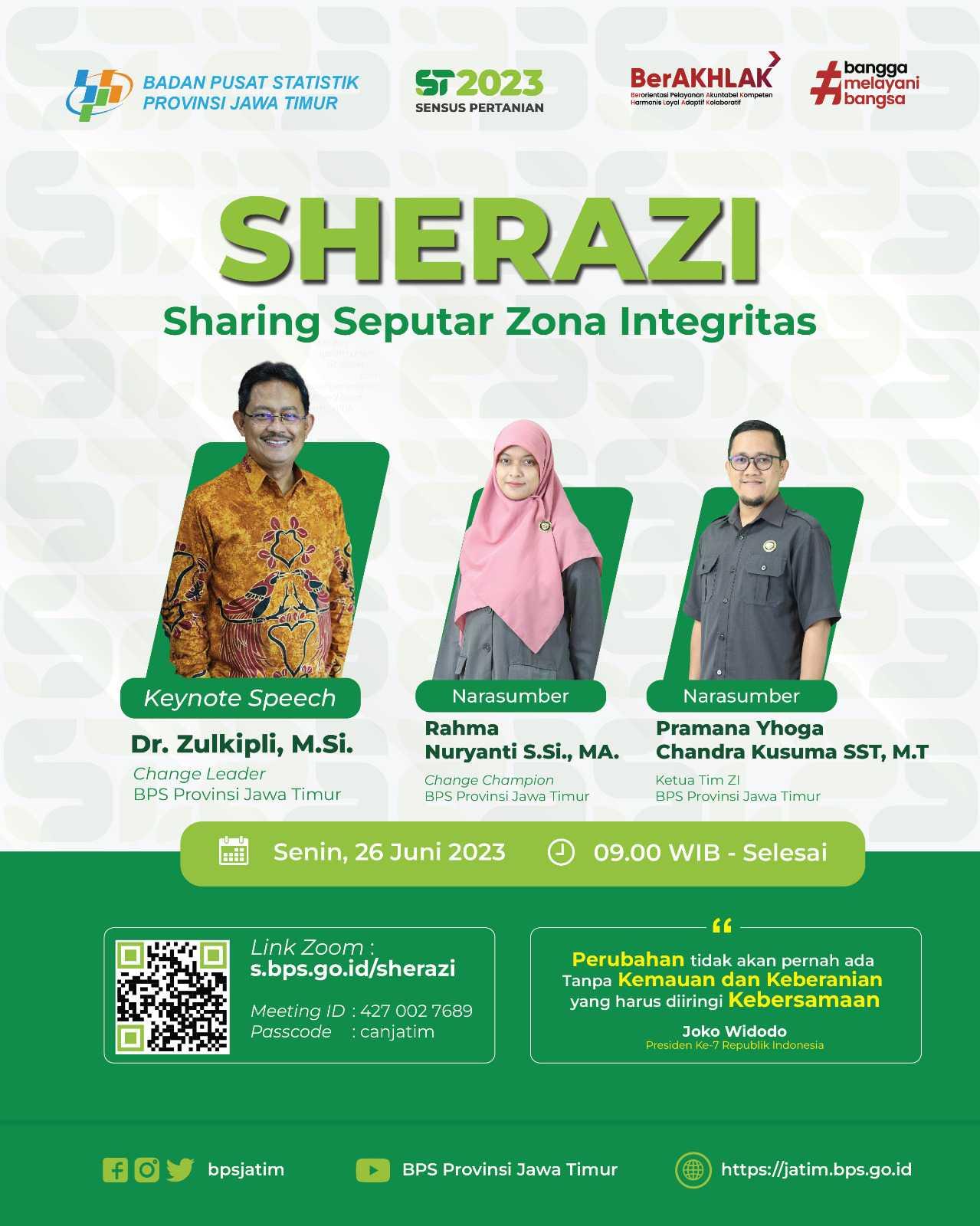 SHERAZI - Sharing Seputar Zona Integritas