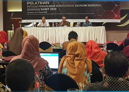 Training on Pengolahan Survei Sosial Ekonomi Nasional (SUSENAS) March 2020