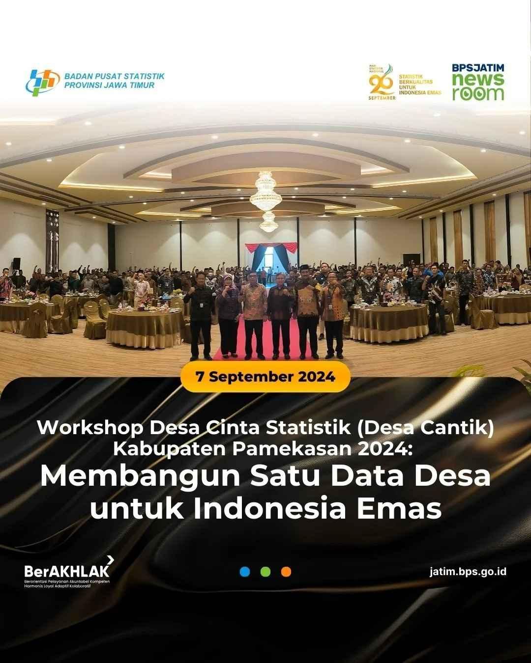 Workshop Desa Cinta Statistik (Desa Cantik) Kabupaten Pamekasan Tahun 2024