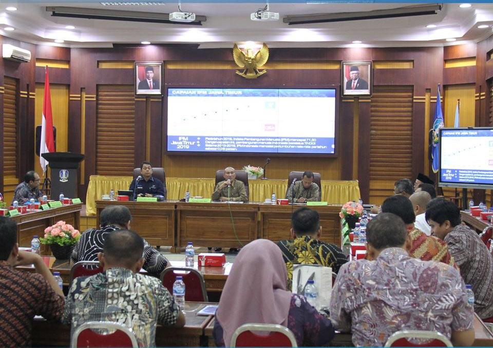 Coordination Meeting on Human Development Achievements in Dinas Pendidikan Jawa Timur