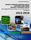 Produk Domestik Regional Bruto Provinsi Jawa Timur Menurut Lapangan Usaha 2012 - 2016