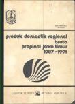 Produk Domestik Regional Bruto Propinsi Jawa Timur 1987-1991