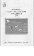 STATISTIK PEMOTONGAN TERNAK JAWA TIMUR 2007