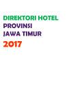 Direktori Hotel Provinsi Jawa Timur 2017